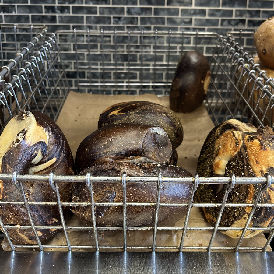 Marble bagel